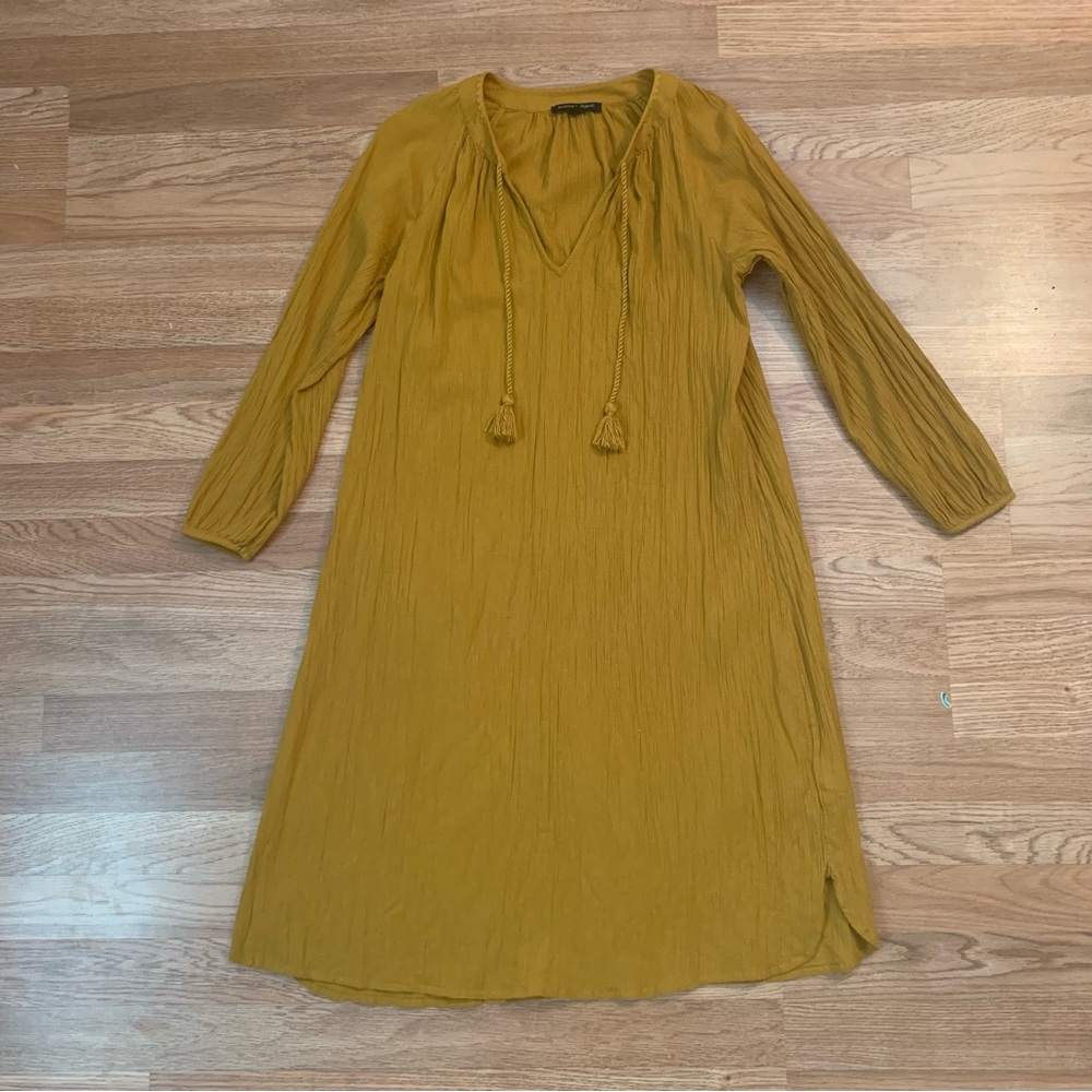 Banana Republic Mustard Yellow Tunic Dress